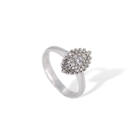 Anneau PG Gioielli Femme in Or blanc Diamante 0.35 Ct ANCOOLN - ANCOOLN